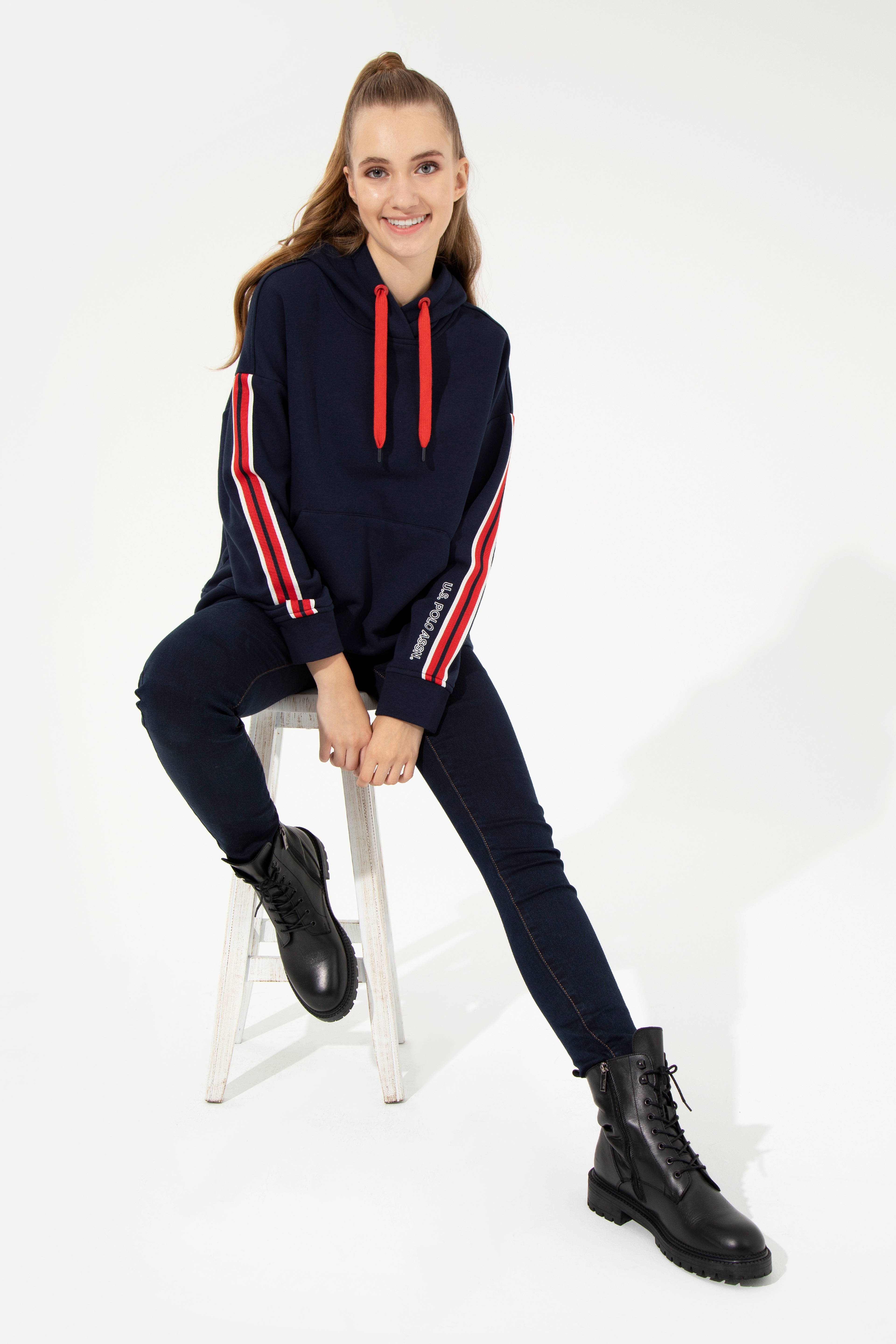 Kadın Lacivert Sweatshirt - Image 1