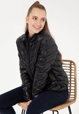 Kadın Siyah Mont - 50253400033