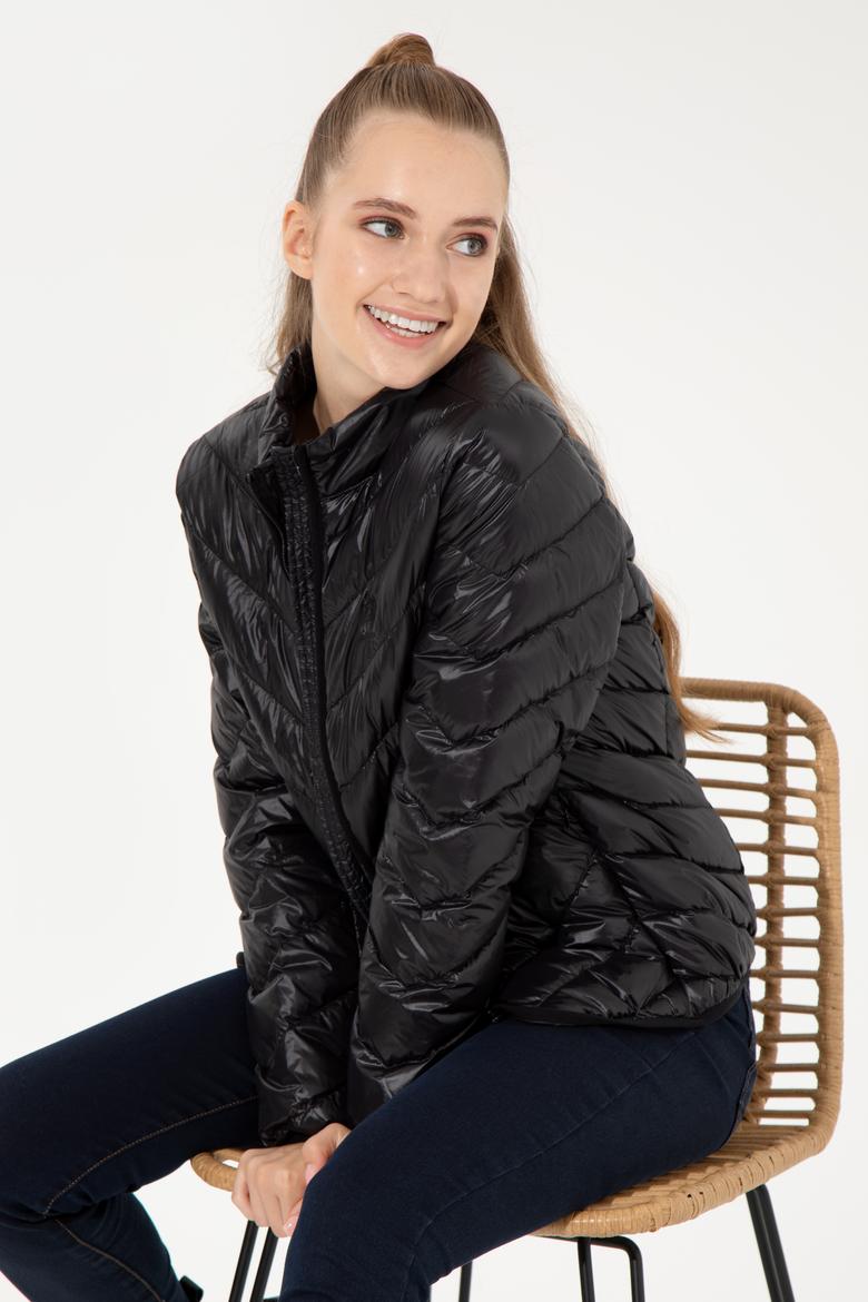 Kadın Siyah Mont - 50253400033