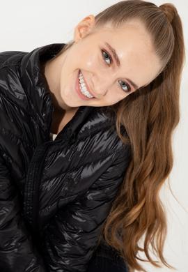 Kadın Siyah Mont - 50253400033