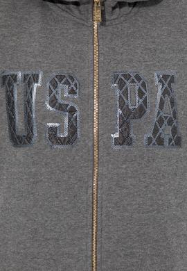 Kadın Antrasit Melanj Basic Sweatshirt - 50256258029