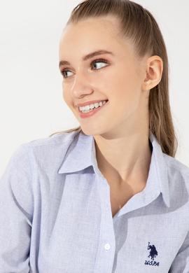 Kadın Koyu Mavi Uzun Kollu Gömlek - 50251858010