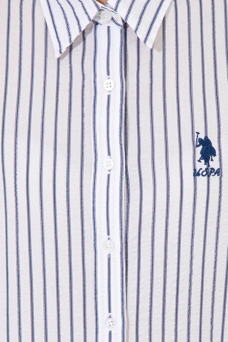 Kadın Beyaz Uzun Kollu Gömlek - 50246676038