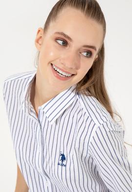 Kadın Beyaz Uzun Kollu Gömlek - 50246676038