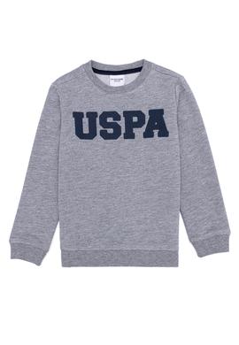 Erkek Çocuk Gri Melanj Basic Sweatshirt - 50260644002