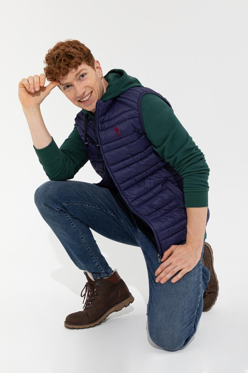 Erkek Lacivert Yelek