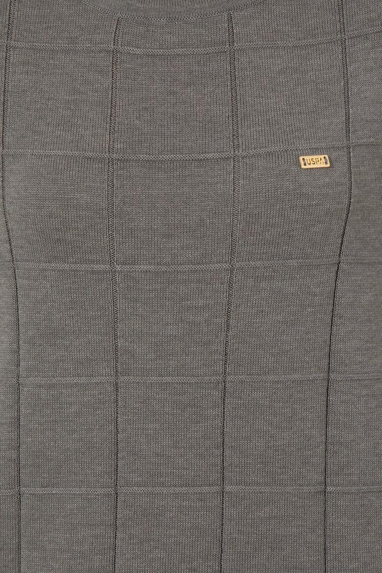 Kadın Gri Melanj Kazak - 50255657014