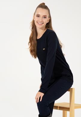 Kadın Lacivert Kazak - 50255657030