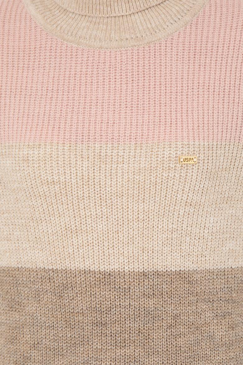 Kadın Krem Melanj Kazak - 50255638004