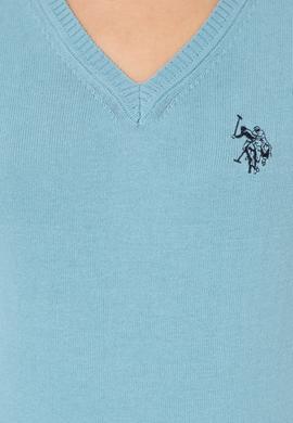 Kadın Mavi Triko Kazak Basic - 50251903103