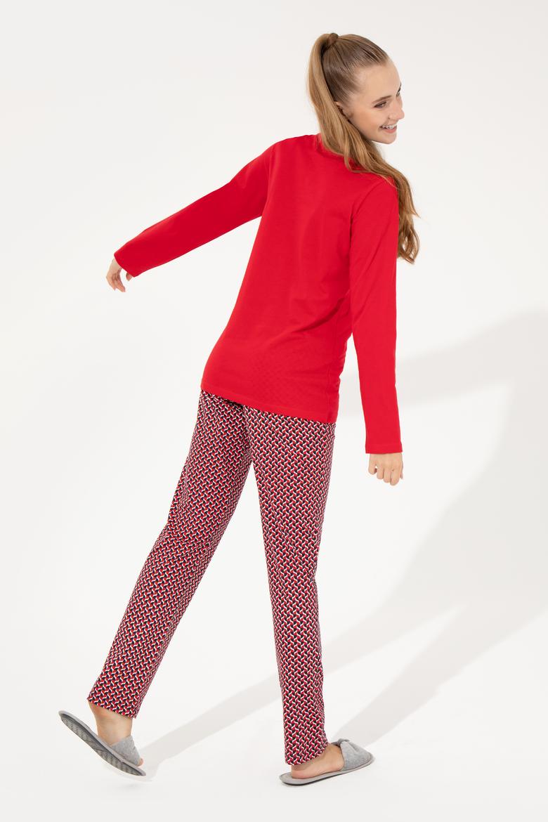 Kadın Kırmızı Pijama Takımı - 50264797004