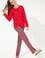 Kadın Kırmızı Pijama Takımı