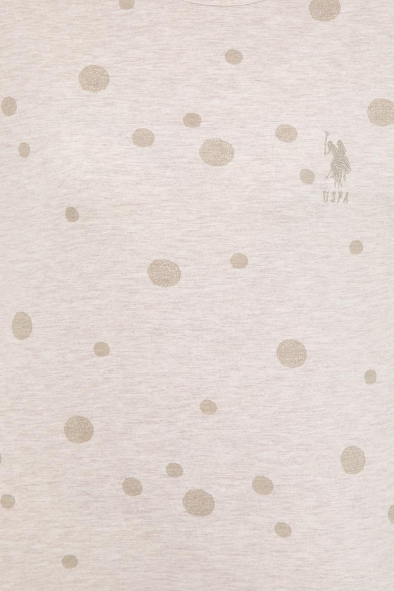 Kadın Bej Melanj Pijama Takımı - 50264799003