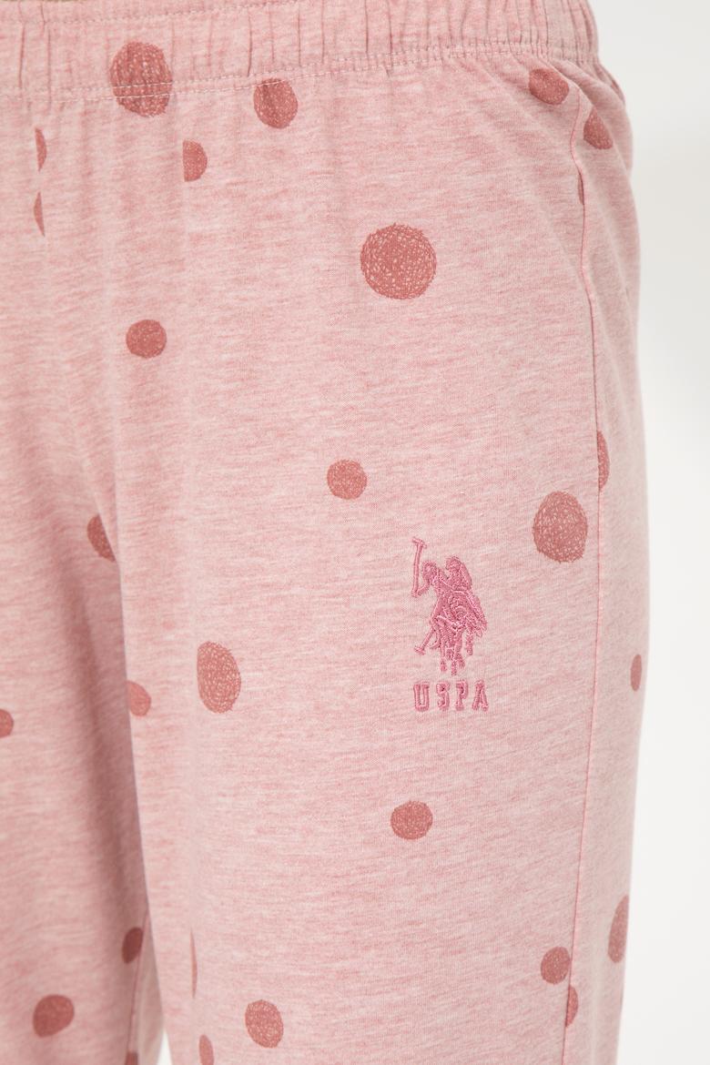 Kadın Pembe Melanj Pijama Takımı - 50264800003