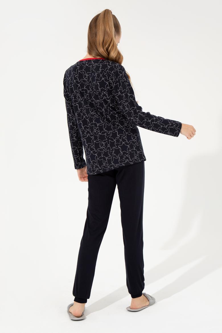 Kadın Lacivert Pijama Takımı - 50264802006