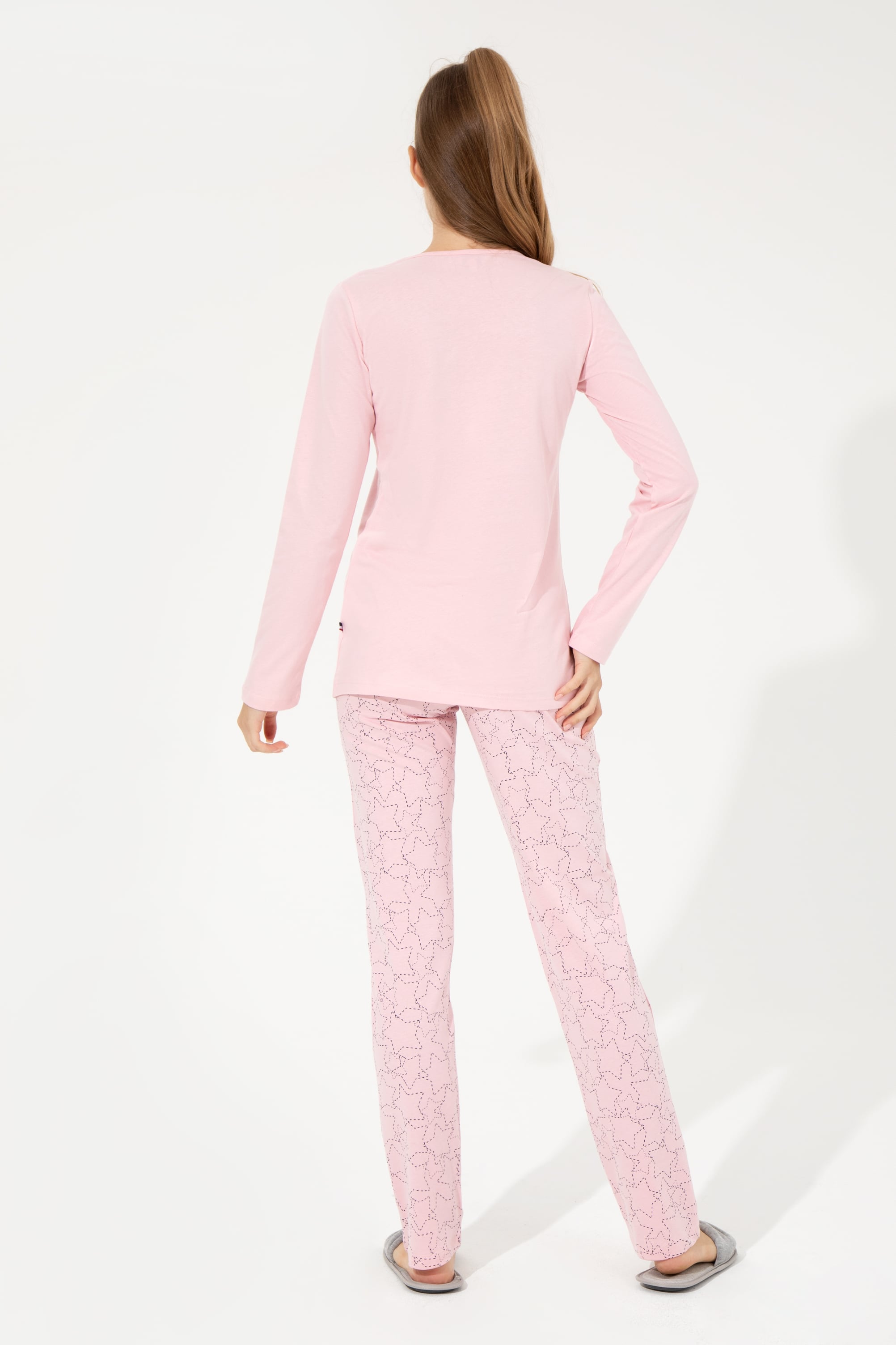 Kadın Pembe Pijama Takımı