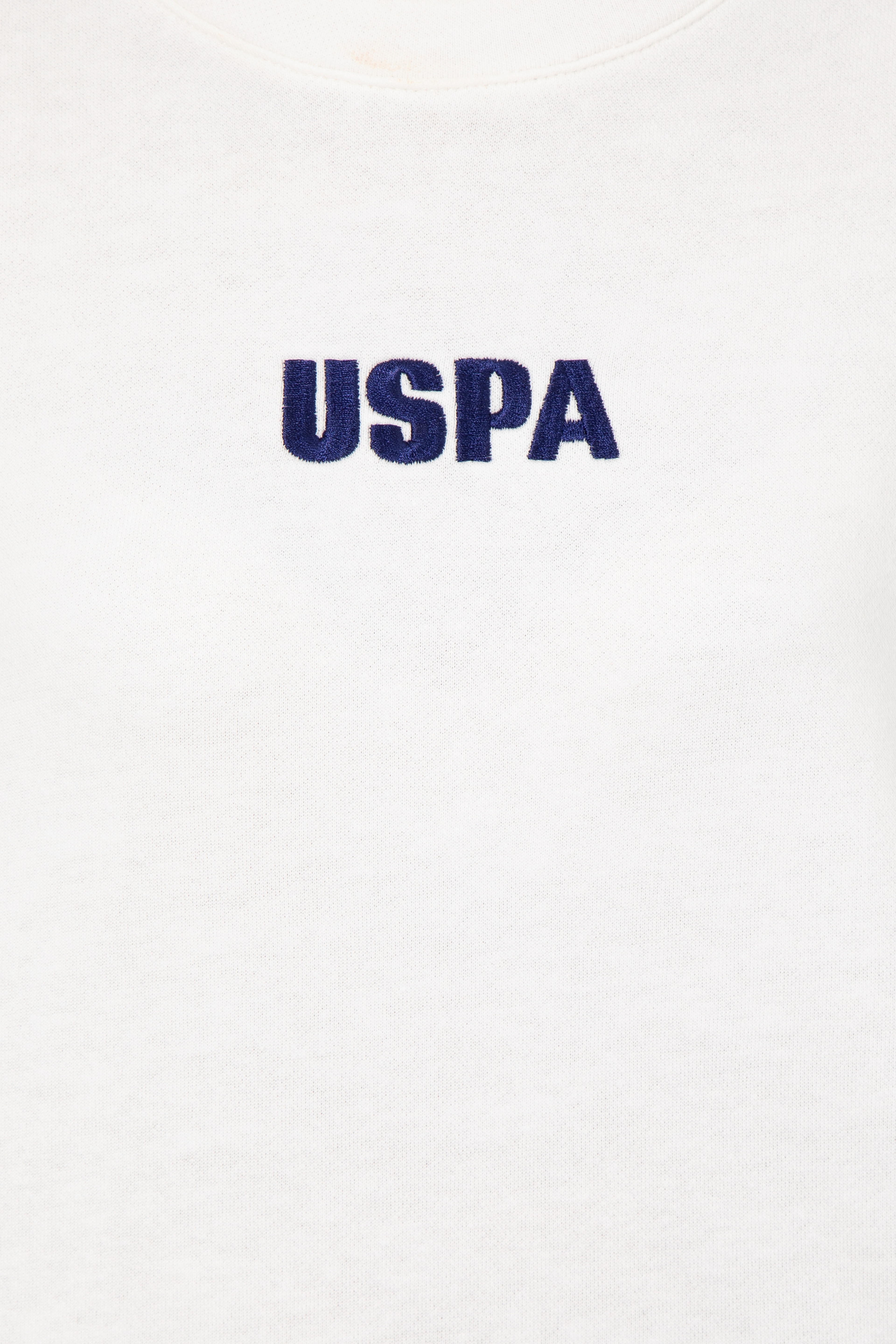 Kadın Ekru Bisiklet Yaka Basic Sweatshirt - Image 6