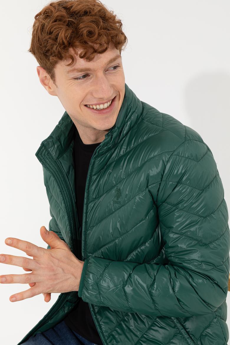 Erkek Yeşil Mont - 50254389063