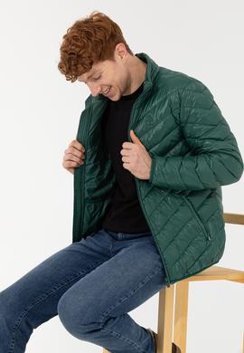 Erkek Yeşil Mont - 50254389063