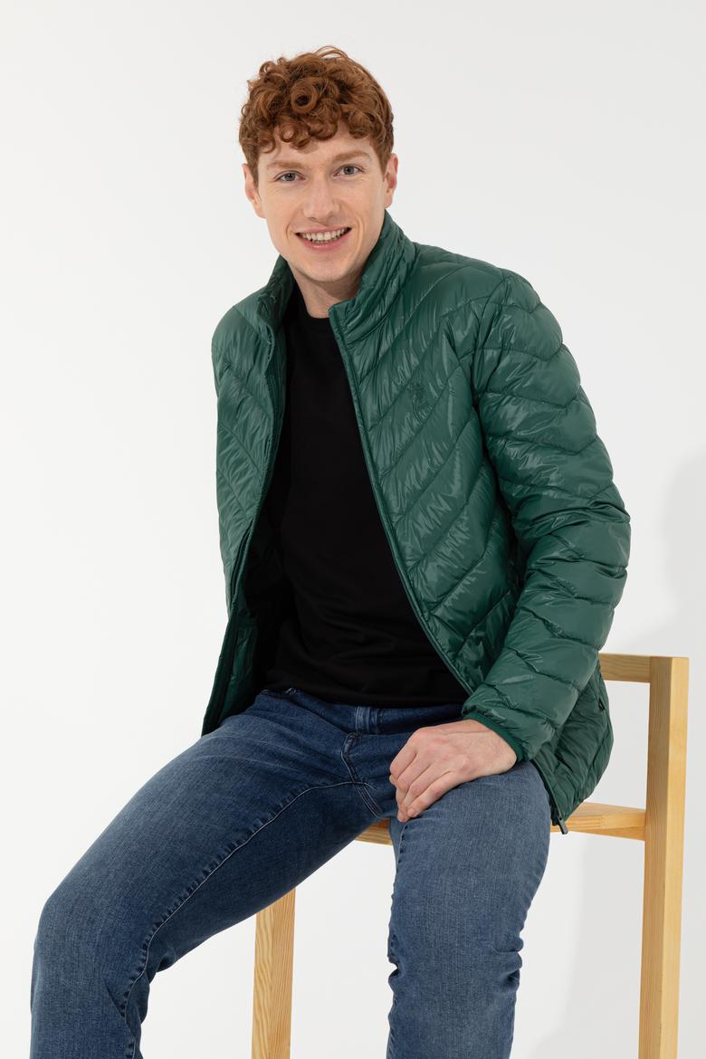 Erkek Yeşil Mont - 50254389063