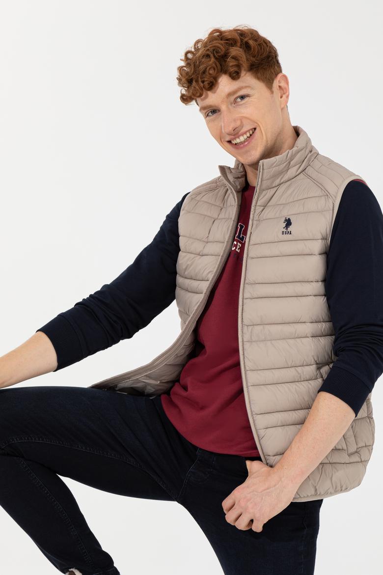 Erkek Taş Hakim Yaka Dokuma Yelek - 50256535028