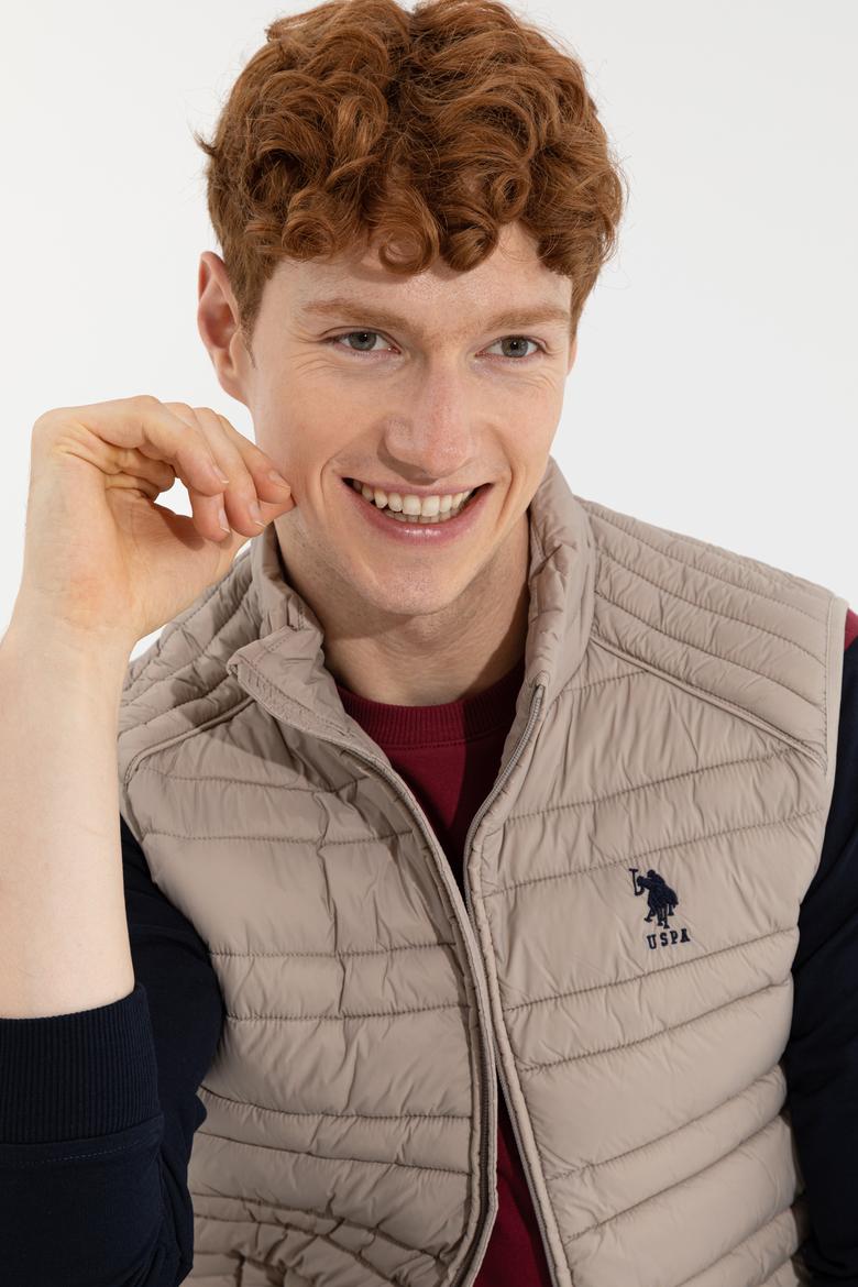 Erkek Taş Hakim Yaka Dokuma Yelek - 50256535028