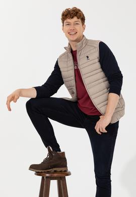 Erkek Taş Hakim Yaka Dokuma Yelek - 50256535028