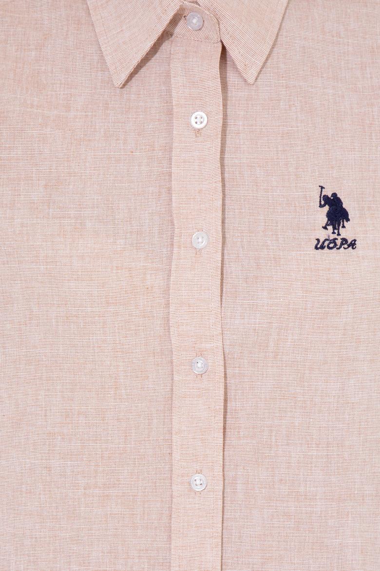 Kadın Turuncu Uzun Kollu Gömlek - 50251858020