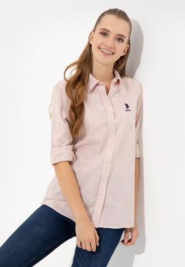 Kadın Turuncu Uzun Kollu Gömlek - 50251858020