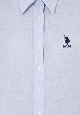 Kadın Açık Mavi Uzun Kollu Gömlek - 50251858003