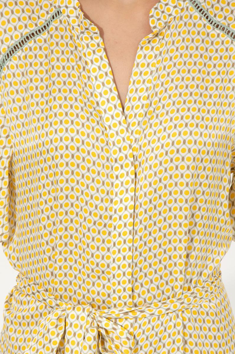 Kadın Safran Dokuma Elbise