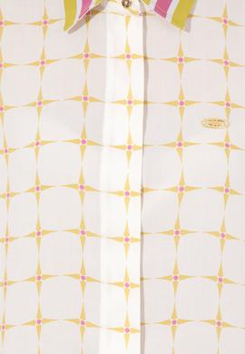 Kadın Safran Kısa Kollu Gömlek - 50246397032