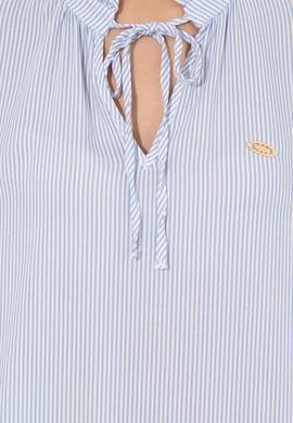 Kadın Mavi Uzun Kollu Gömlek - 50246375032