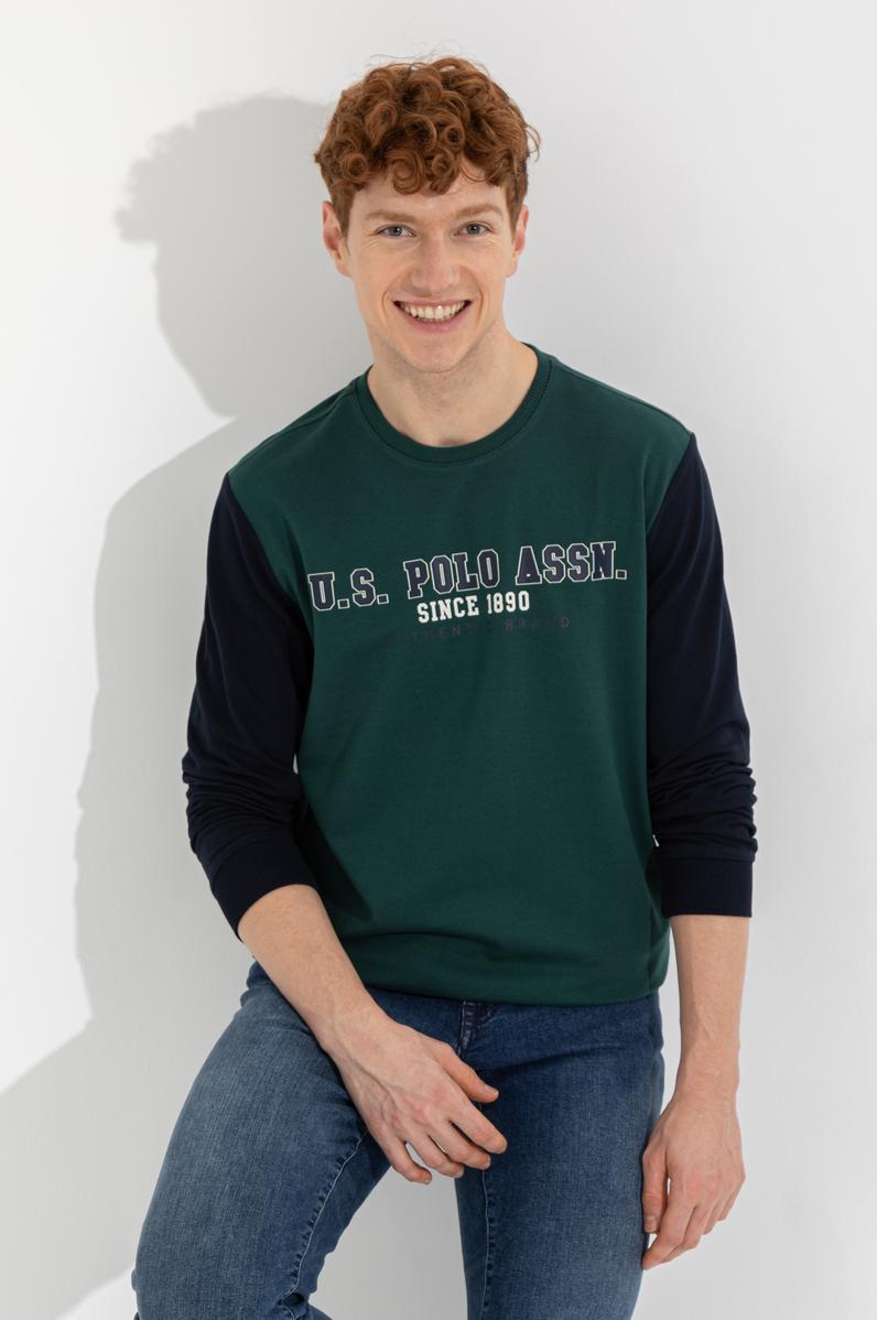 Erkek Yeşil Sweatshirt