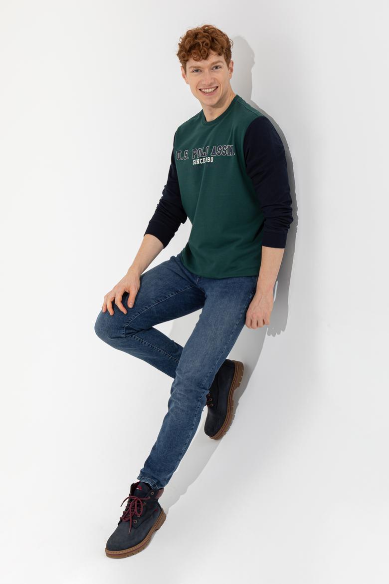 Erkek Yeşil Sweatshirt - 50257174029