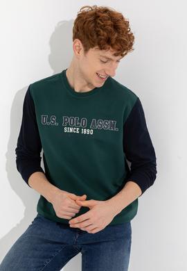 Erkek Yeşil Sweatshirt - 50257174029