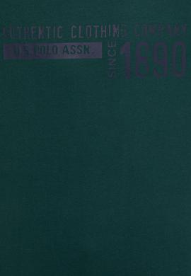 Erkek Yeşil Bisiklet Yaka Sweatshirt - 50257196026