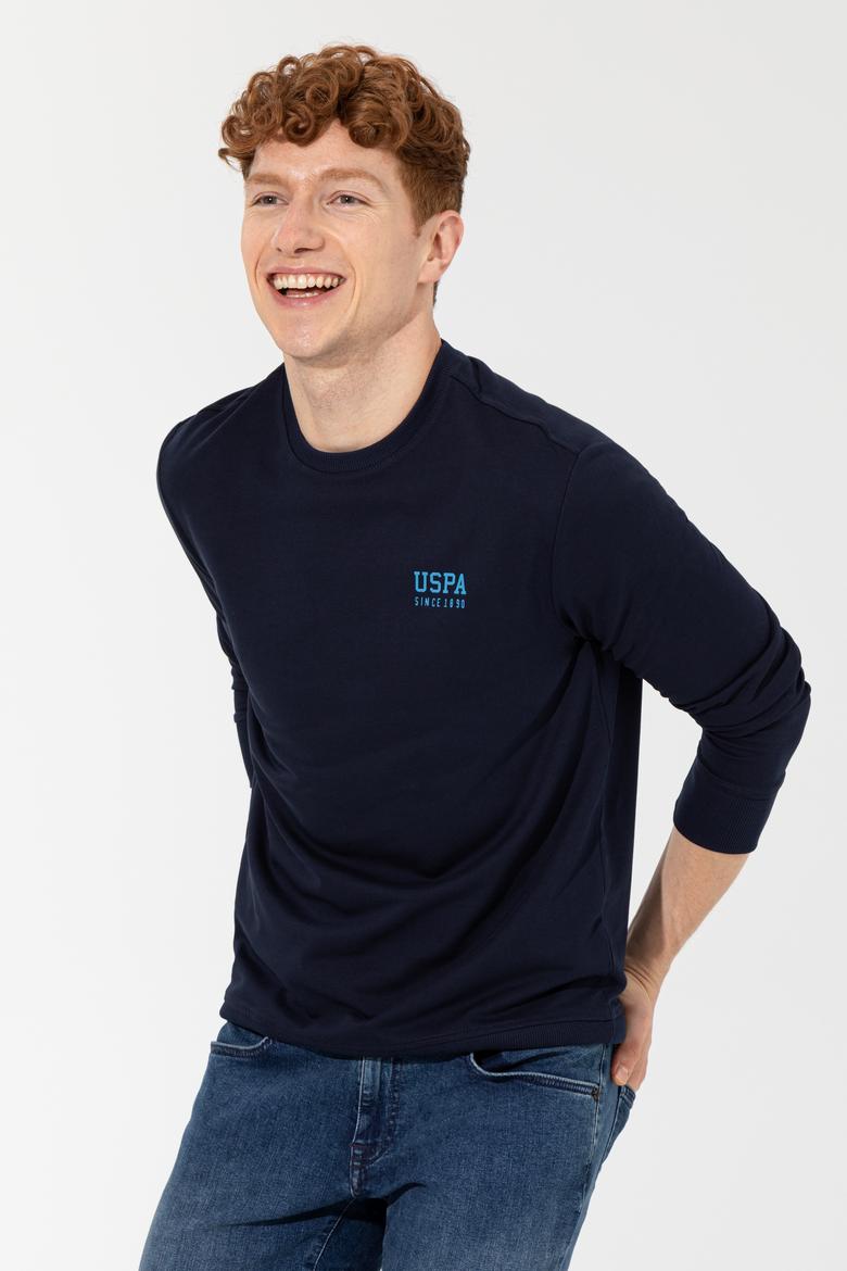 Erkek Lacivert Basic Sweatshirt - 50257281019