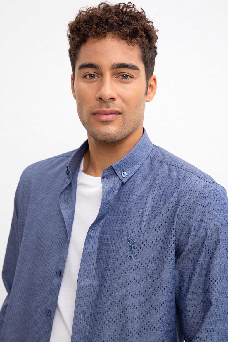 Erkek Lacivert Gömlek