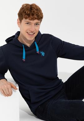 Erkek Lacivert Kapüşonlu Sweatshirt - 50257481017