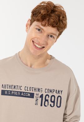 Erkek Taş Bisiklet Yaka Sweatshirt - 50257196036