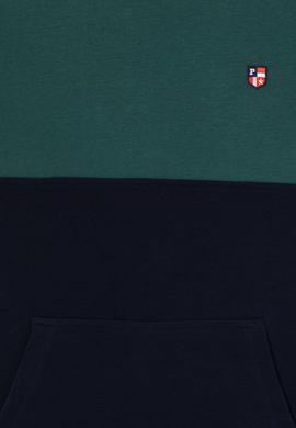 Erkek Yeşil Kapüşonlu Sweatshirt - 50257169019