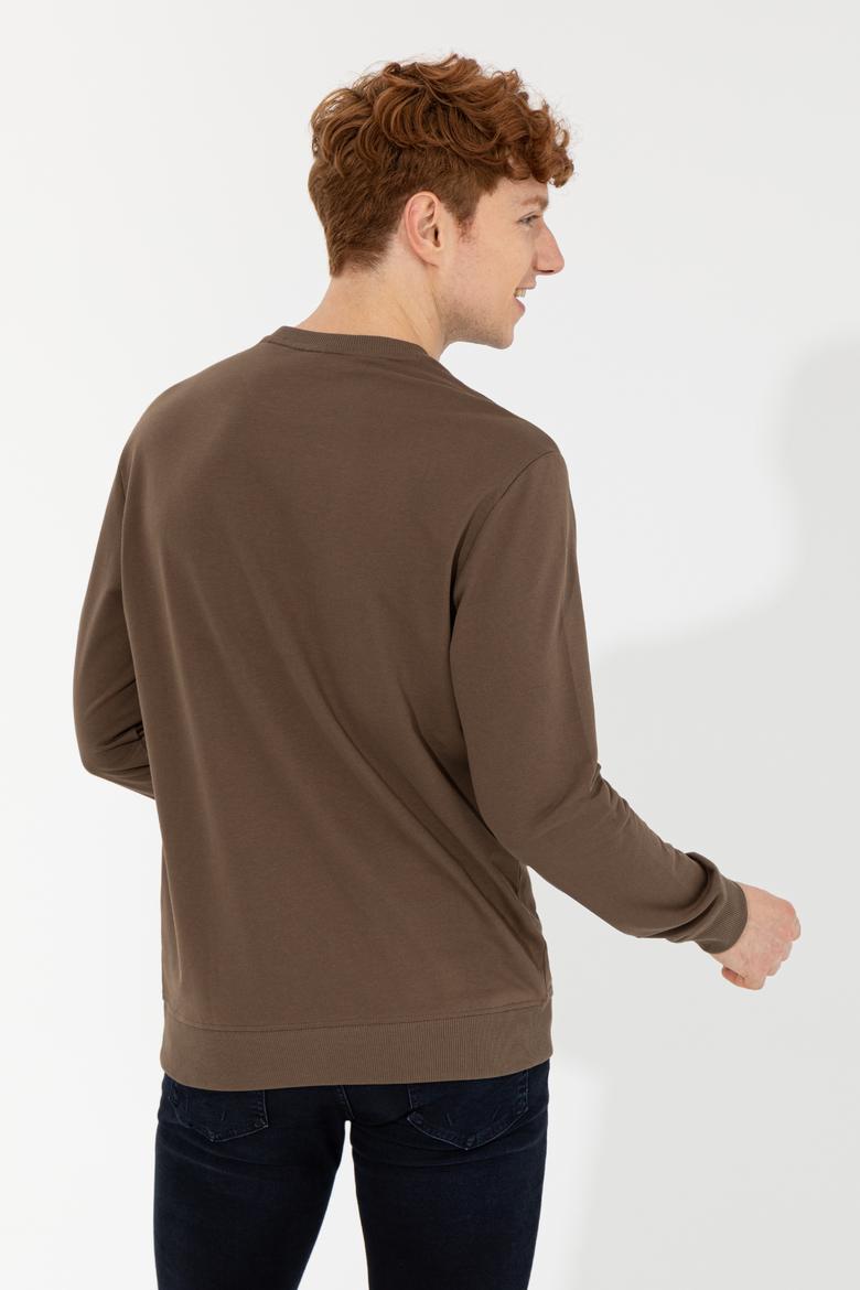 Erkek Coconut Bisiklet Yaka Basic Sweatshirt - 50257281081
