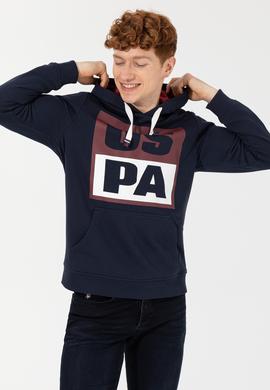 Erkek Lacivert Kapüşonlu Sweatshirt - 50257482015