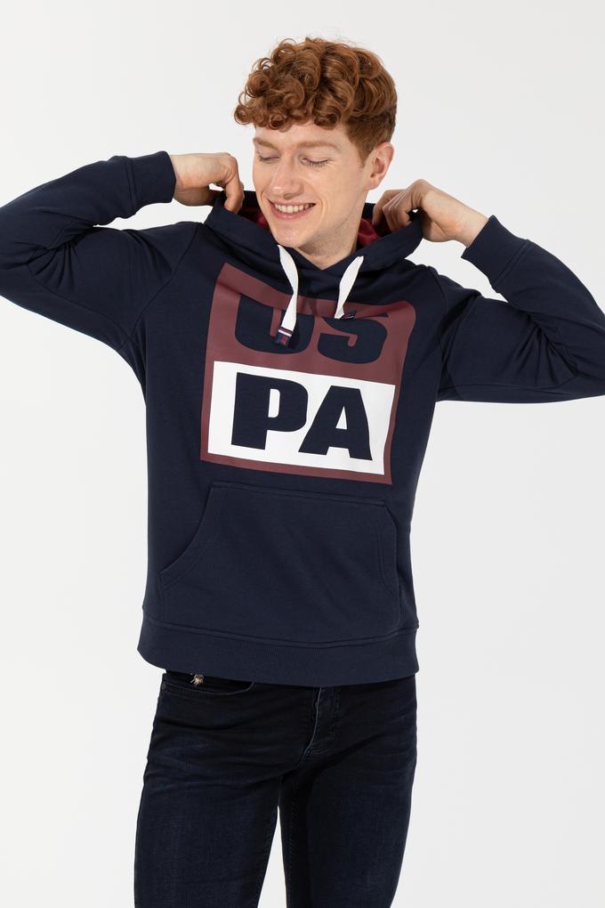 Erkek Lacivert Kapüşonlu Sweatshirt