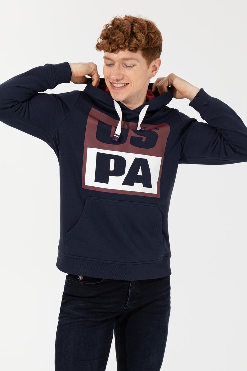 Erkek Lacivert Kapüşonlu Sweatshirt