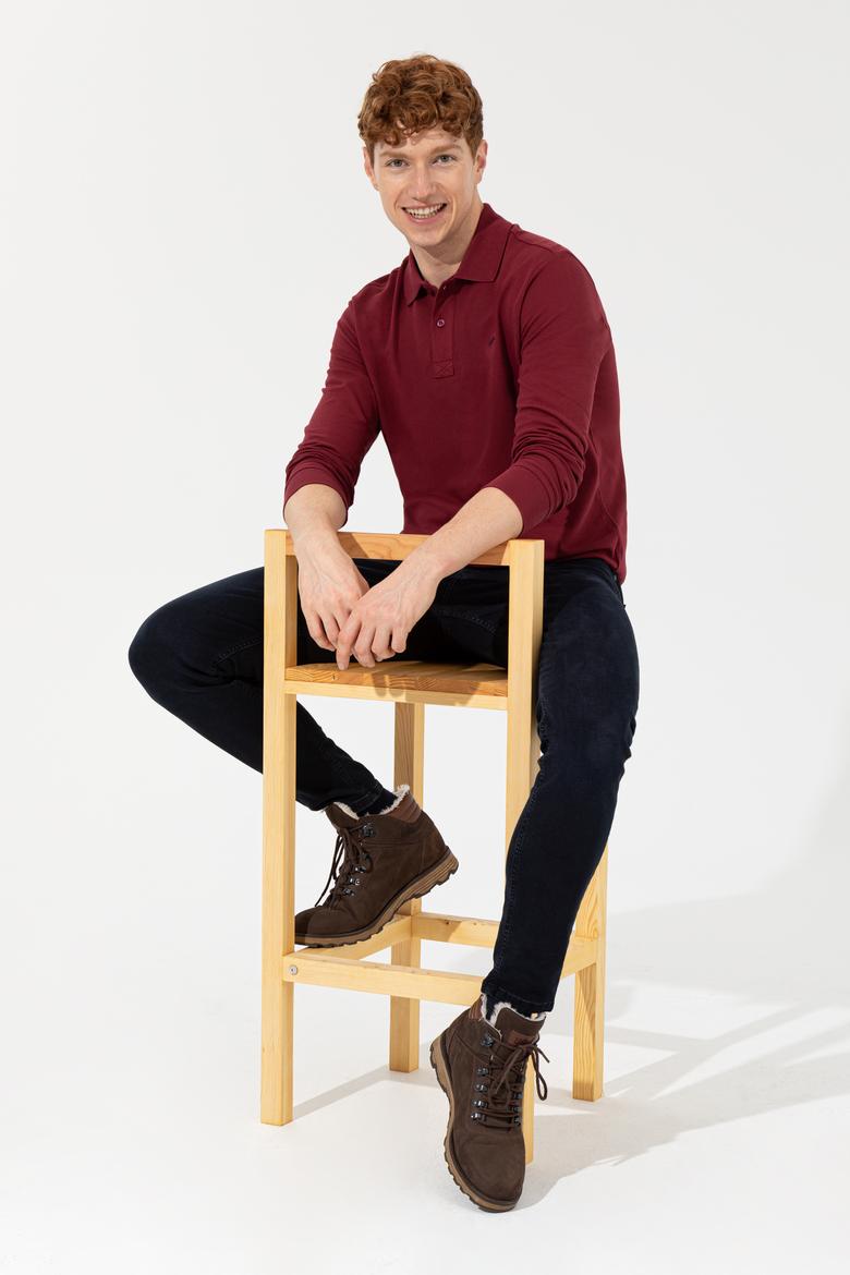 Erkek Vİşne Basic Sweatshirt - 50257229021