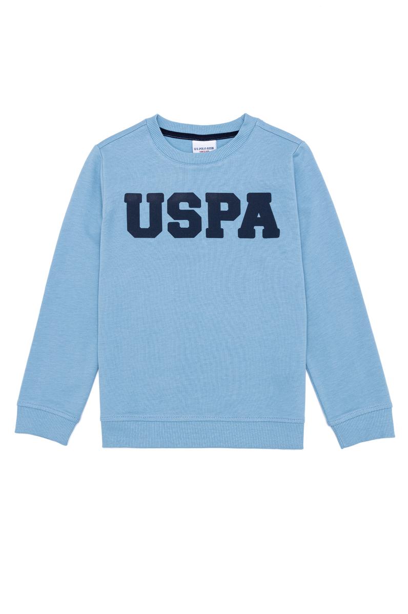 Çocuk Mavi Sweatshirt Basic
