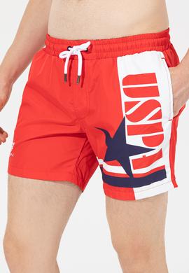 Erkek Kırmızı Deniz Şortu - 50246145004