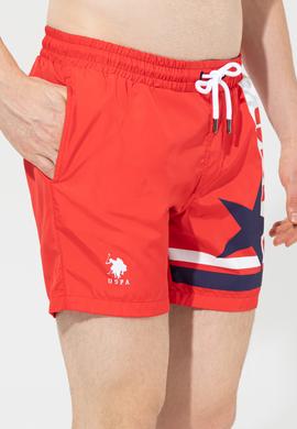 Erkek Kırmızı Deniz Şortu - 50246145004